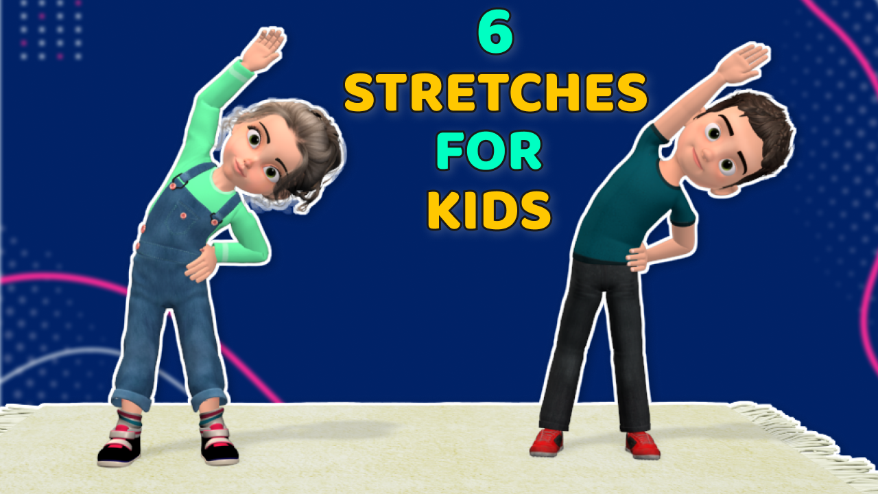 6 Stretches Kids Can Do Every Morning Kids Exercises And Workouts