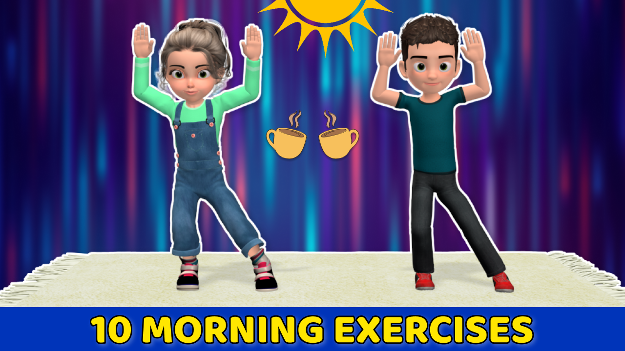 10 Morning Exercises To Help Kids Stay Active Kids Exercises And Workouts